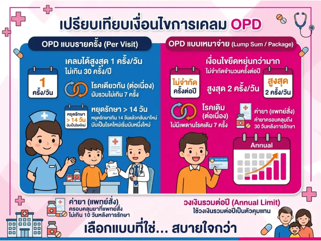 ประกัน OPD ผู้ป่วยนอก คุ้มไหม? ใครควรมี สรุปครบก่อนตัดสินใจ 1 ประกัน OPD ผู้ป่วยนอก คุ้มไหม? ใครควรมี สรุปครบก่อนตัดสินใจ - รูปประกอบ